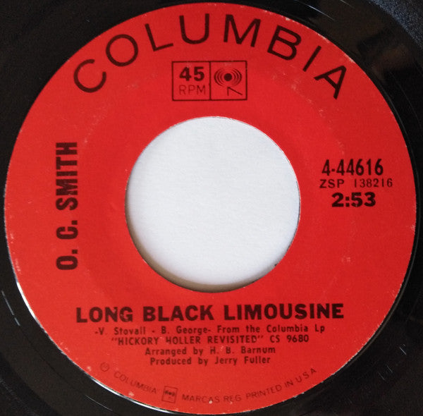 O. C. Smith* : Little Green Apples / Long Black Limousine (7", Single, Styrene, Pit)
