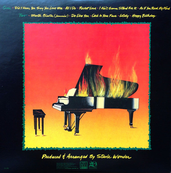 Stevie Wonder = スティービー・ワンダー* : Hotter Than July = ホッター・ザン・ジュライ (LP, Album, Gat)