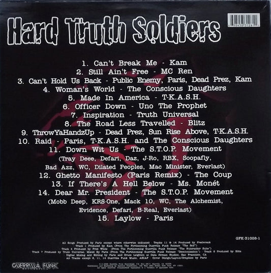 Various : Hard Truth Soldiers Volume 1 (2xLP)
