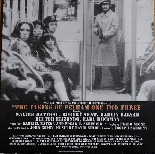 David Shire : The Taking Of Pelham One Two Three (Original Motion Picture Soundtrack) (LP, Album, Unofficial)