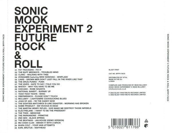 Various : Sonic Mook Experiment 2: Future Rock & Roll (CD, Comp)