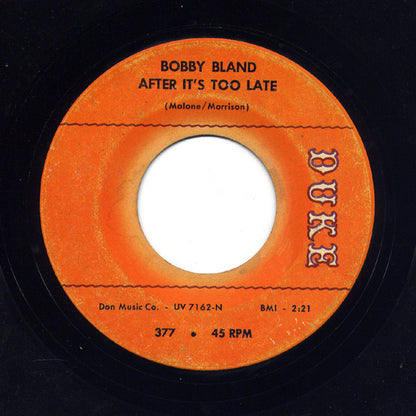 Bobby Bland : Share Your Love With Me (7")