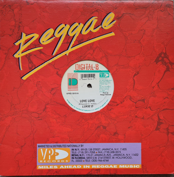 Lukie D / Spanner Banner : Love Love / Cry Cry Crying (12")