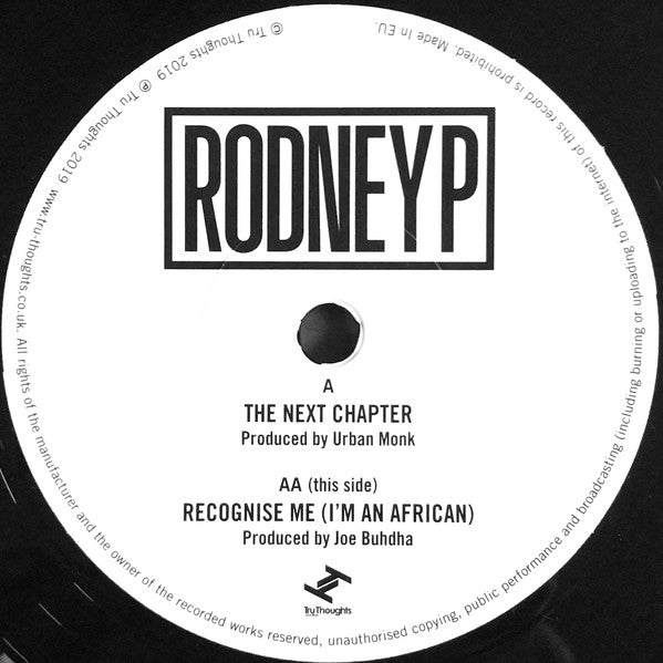 Rodney P : The Next Chapter / Recognise Me (I'm An African) (7", Ltd, Promo)