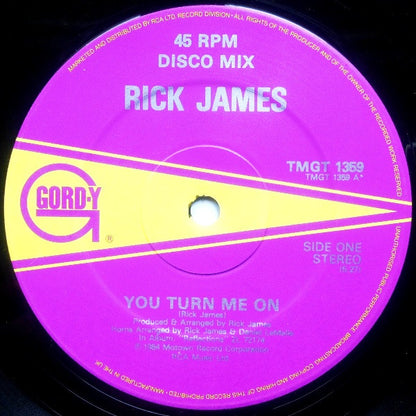 Rick James : You Turn Me On (12")