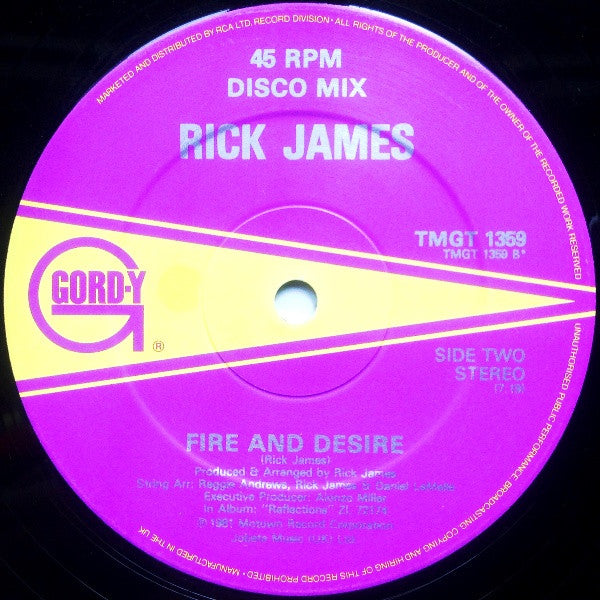 Rick James : You Turn Me On (12")