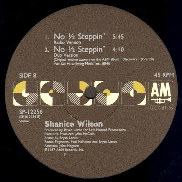 Shanice Wilson : No 1/2 Steppin' (12", Single)