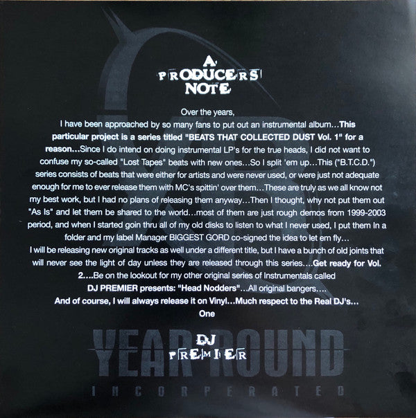 DJ Premier : Beats That Collected Dust Vol. 1 (LP)