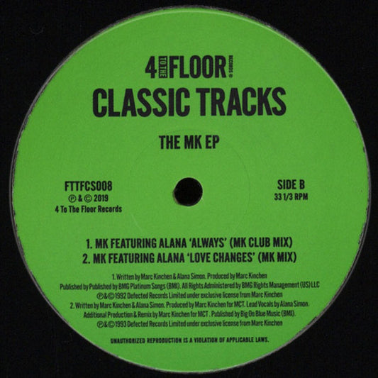 Marc Kinchen : The MK EP (12", EP)