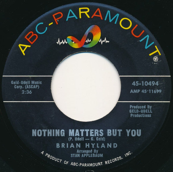 Brian Hyland : Let Us Make Our Own Mistakes (7", Single)