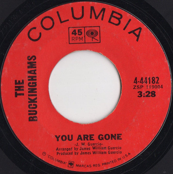 The Buckinghams : Mercy, Mercy, Mercy / You Are Gone (7", Single, Ter)