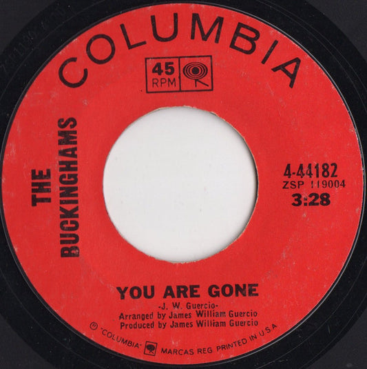 The Buckinghams : Mercy, Mercy, Mercy / You Are Gone (7", Single, Ter)
