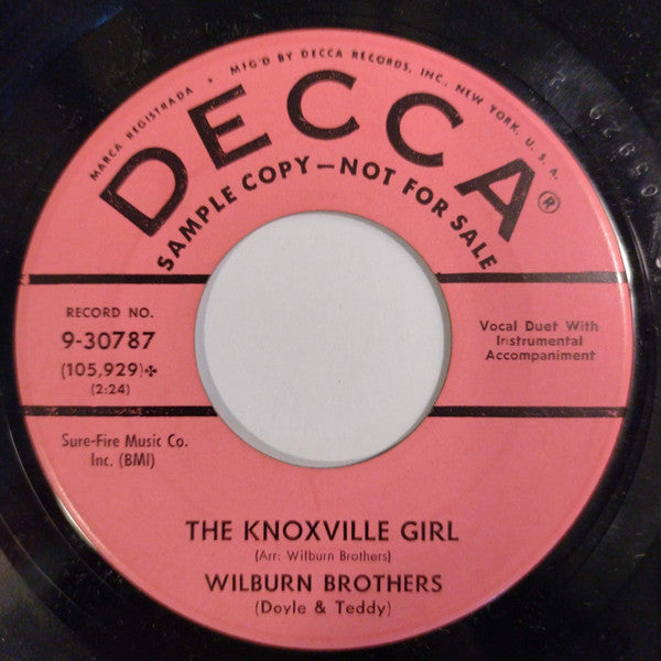 Wilburn Brothers (Doyle & Teddy)* : Which One Is To Blame (7", Single, Promo)