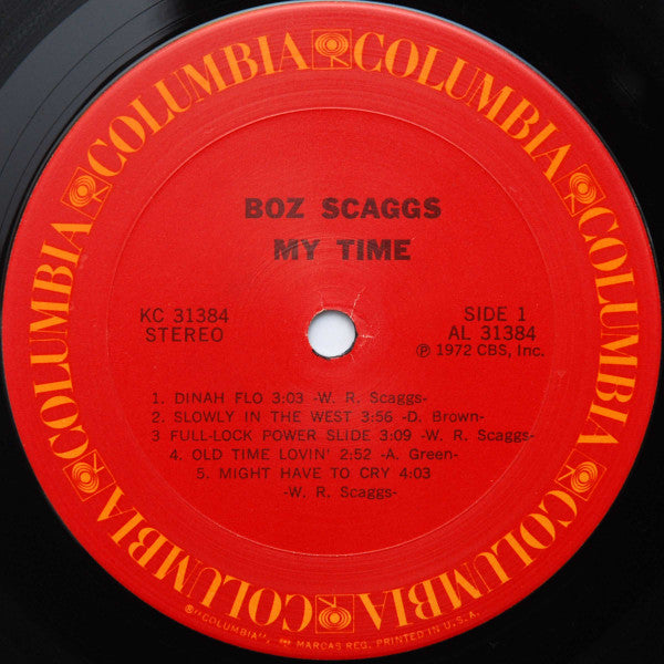 Boz Scaggs : My Time (LP, Album, San)