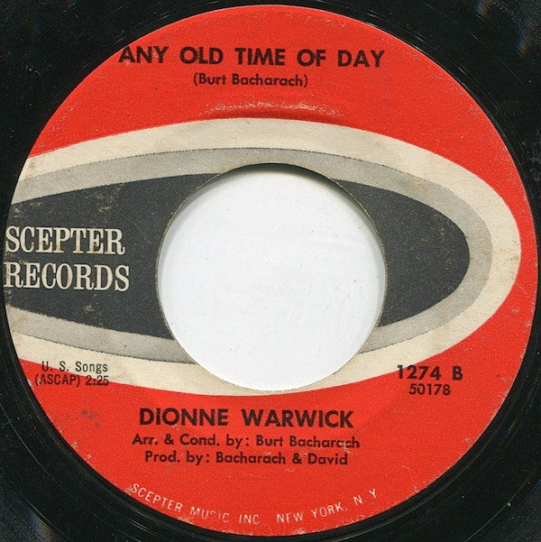 Dionne Warwick : Walk On By (7", Single, Styrene)
