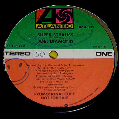 Joel Diamond : Super-Strauss / Cheek To Cheek (12", Promo)