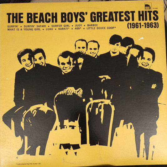 The Beach Boys / The Surfin' Six : The Beach Boys' Greatest Hits (1961-1963) (LP, Comp, Ora)