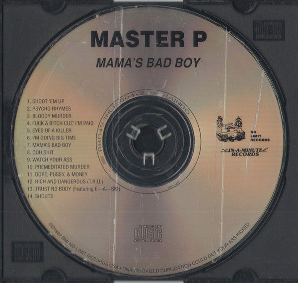Master P : Mama's Bad Boy (CD, Album, RE)