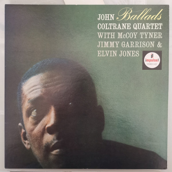 John Coltrane Quartet*  With  McCoy Tyner, Jimmy Garrison  &  Elvin Jones : Ballads (LP, Album, RE, Gat)