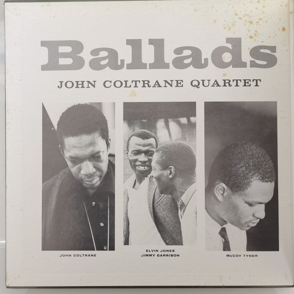 John Coltrane Quartet*  With  McCoy Tyner, Jimmy Garrison  &  Elvin Jones : Ballads (LP, Album, RE, Gat)