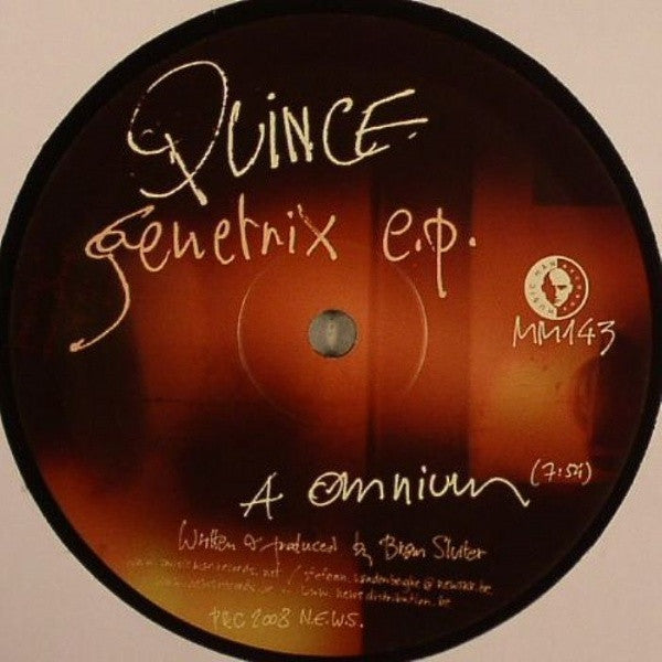 Quince : Genetrix E.P. (12", EP)