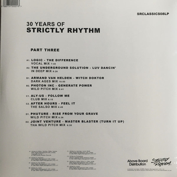 Various : 30 Years Of Strictly Rhythm Part Three (2x12", Comp)