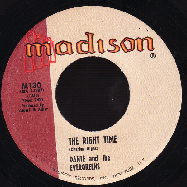 Danté And The Evergreens : Alley-Oop (7", Single)