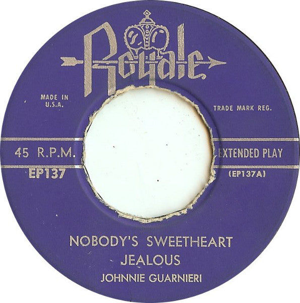 Johnnie Guarnieri* : Nobody's Sweetheart (7", EP)