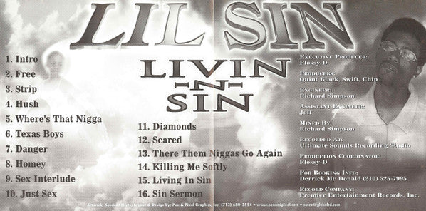 Lil Sin* : Livin In Sin (CD, Album)