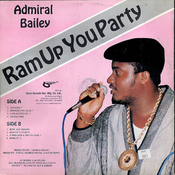 Admiral Bailey : Ram Up You Party (LP, Album)