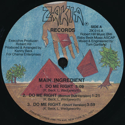 Main Ingredient* : Do Me Right (12")