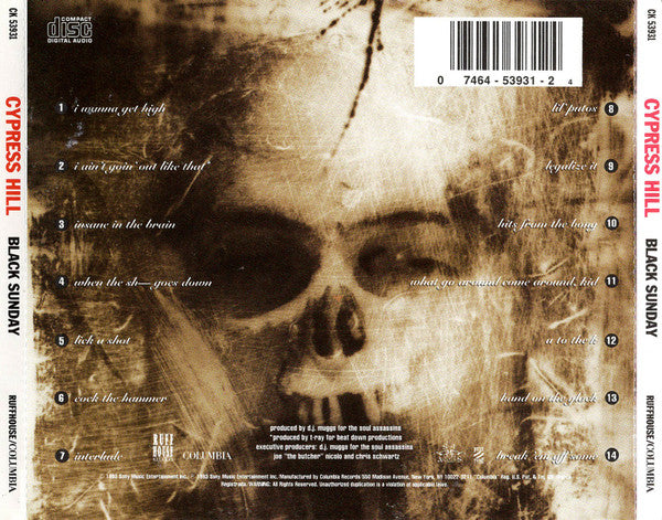 Cypress Hill : Black Sunday (CD, Album)