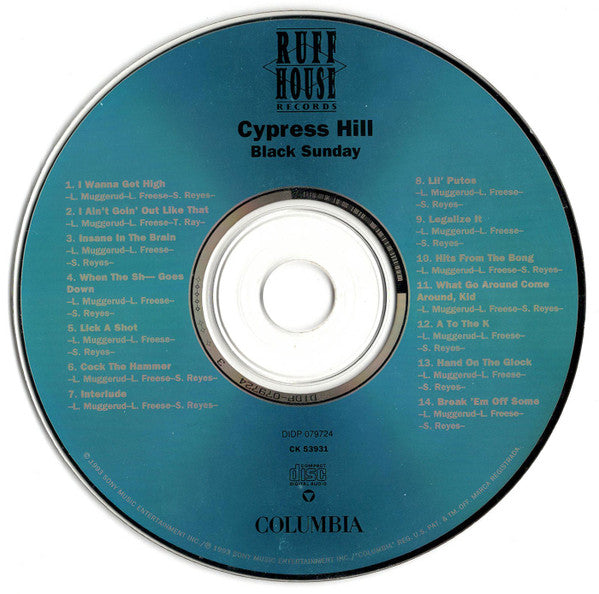 Cypress Hill : Black Sunday (CD, Album)