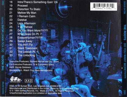The Roots : Do You Want More?!!!??! (CD, Album, RE)