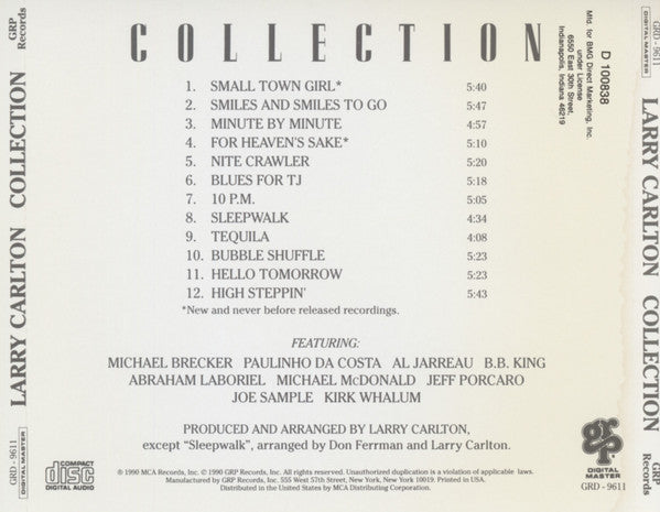 Larry Carlton : Collection (CD, Comp, Club, BMG)
