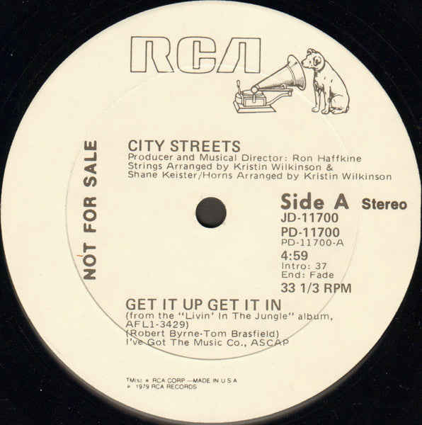 City Streets : Get It Up Get It In (12", Promo)