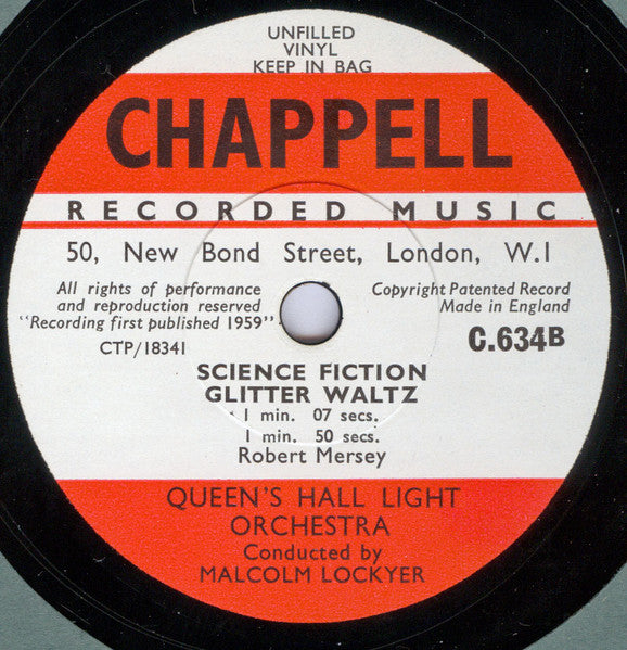 Queen's Hall Light Orchestra* Conducted By Malcolm Lockyer : Fracas (New York Street Fight) / Science Fiction ; Glitter Waltz (10")