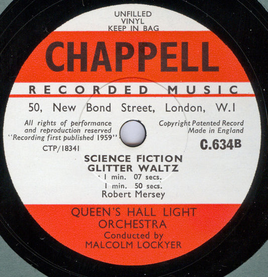 Queen's Hall Light Orchestra* Conducted By Malcolm Lockyer : Fracas (New York Street Fight) / Science Fiction ; Glitter Waltz (10")
