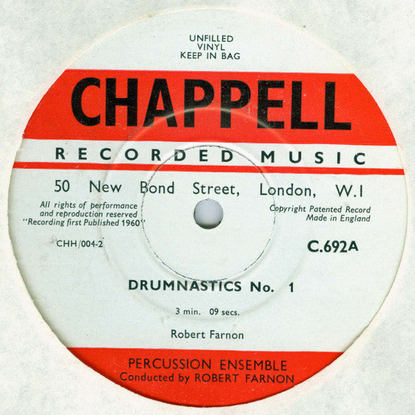 Percussion Ensemble* Conducted By Robert Farnon : Drumnastics No. 1 / Drumnastics No. 2 (10")