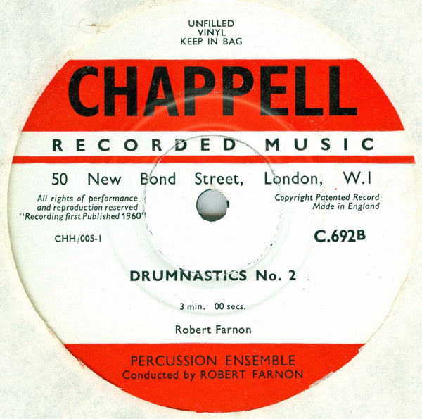 Percussion Ensemble* Conducted By Robert Farnon : Drumnastics No. 1 / Drumnastics No. 2 (10")