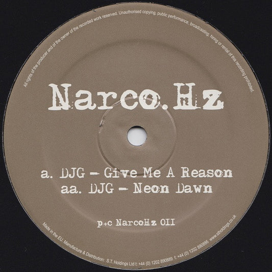 DJG (2) : Give Me A Reason / Neon Dawn (12")