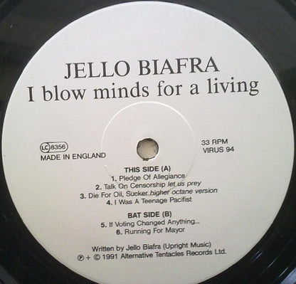 Jello Biafra : I Blow Minds For A Living (2xLP, Album)