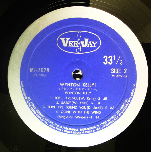 Wynton Kelly : Wynton Kelly! (LP, Album, Mono)