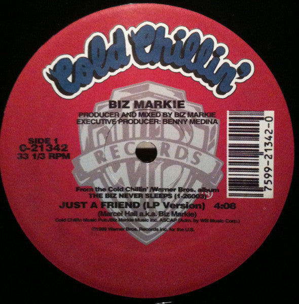 Biz Markie : Just A Friend (12", Ltd, RE)