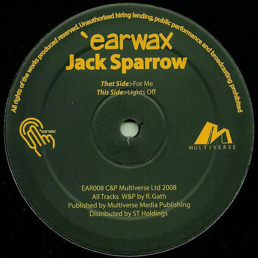 Jack Sparrow : For Me / Lights Off (12")