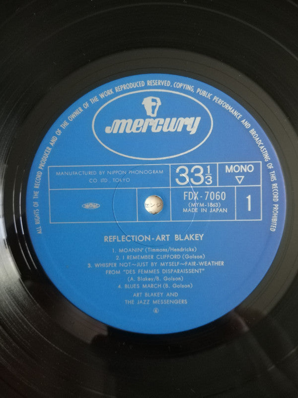 Art Blakey & The Jazz Messengers : Reflection (LP, Comp, Mono)