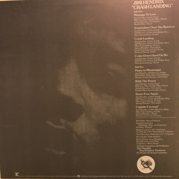 Jimi Hendrix : Crash Landing (LP)