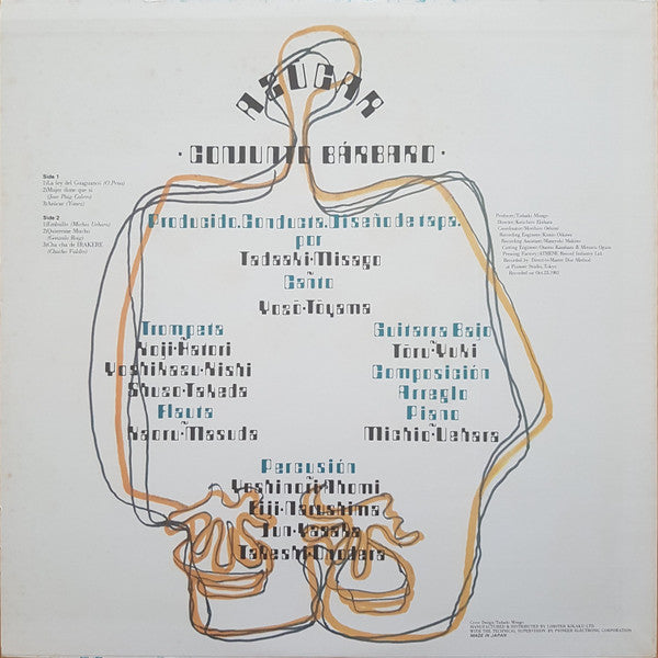 Conjunto Barbaro : Azucar (LP, Album)