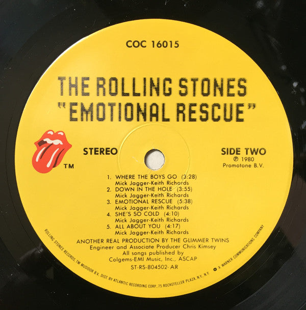 The Rolling Stones : Emotional Rescue (LP, Album, AR)