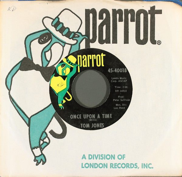 Tom Jones : I'll Never Fall In Love Again / Once Upon A Time (7", Single, RE, Styrene, She)